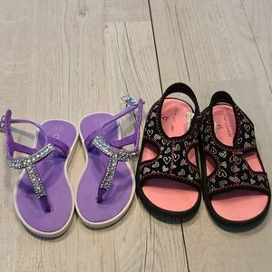 Lot of Toddler girl Sandals